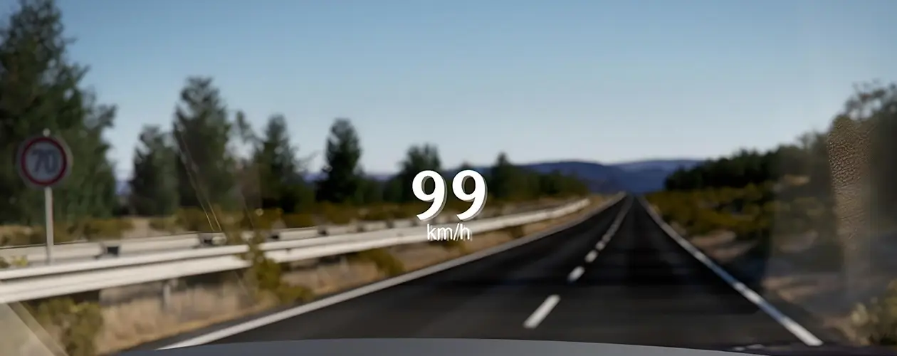 Pantalla de Manejo Head Up Display (HUD)